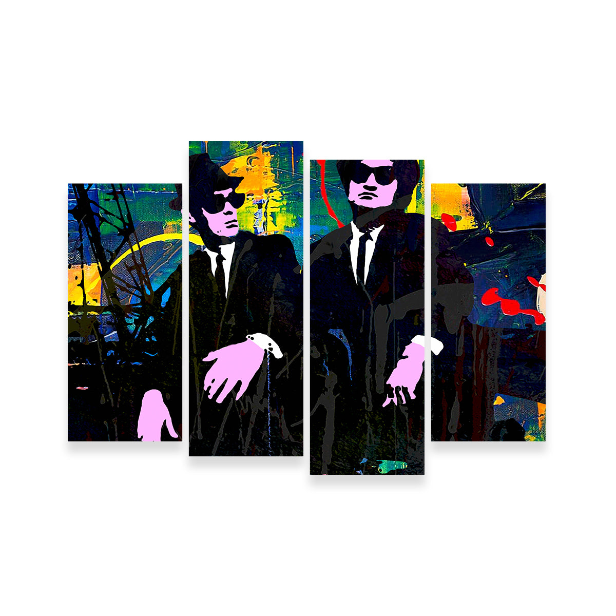 Stunning The Blues Brothers Wall Art by Stephen Chambers