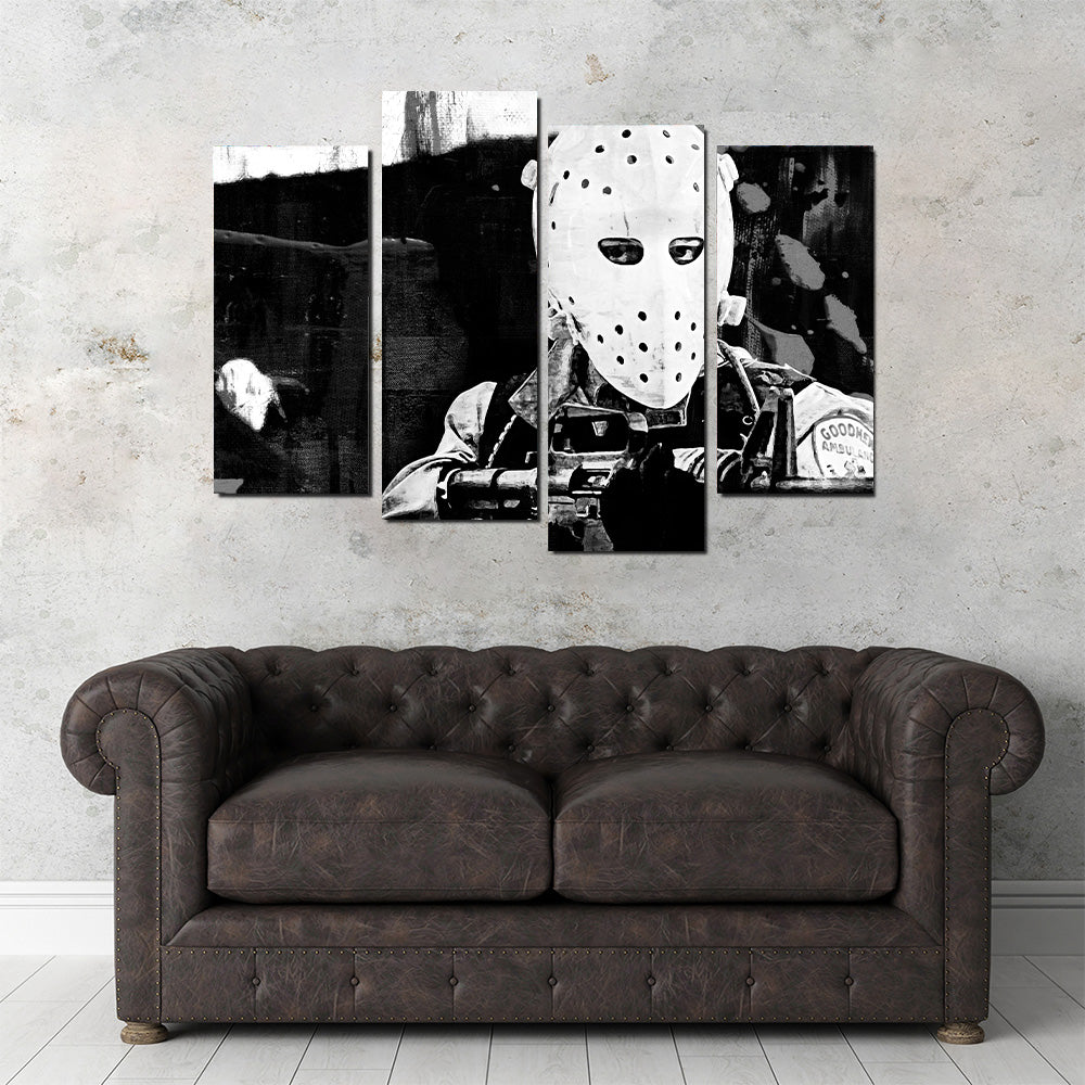 Stunning Heat - The Heist Grayscale Wall Art for Modern Decor