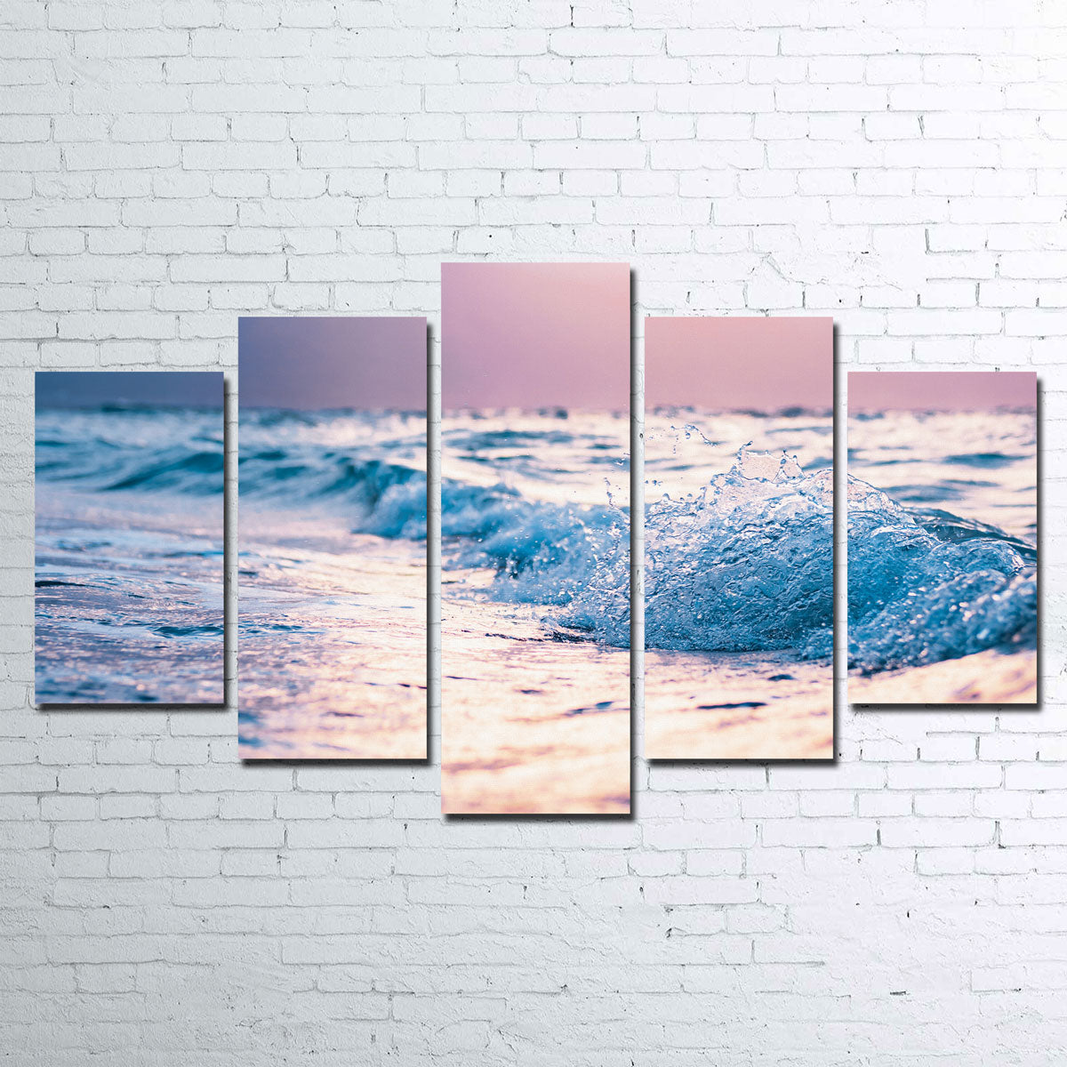 Stunning Pastel Waves Wall Art by Lucas Moore