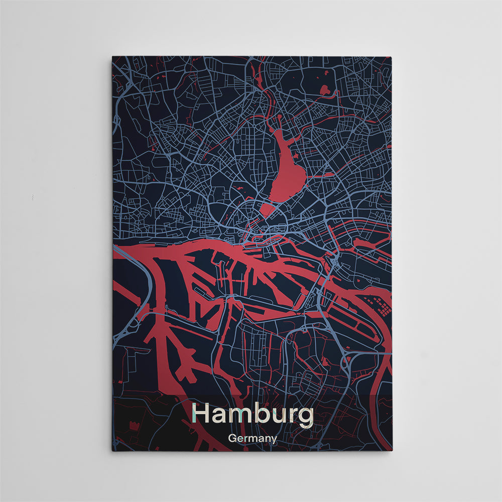 Exquisite Hamburg Wall Art by Tovu Yovi