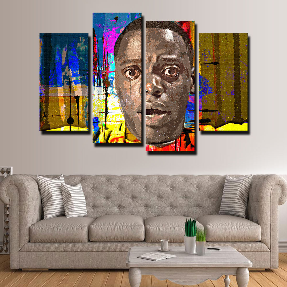 Stunning Abstract Get Out Wall Art for Home Decor