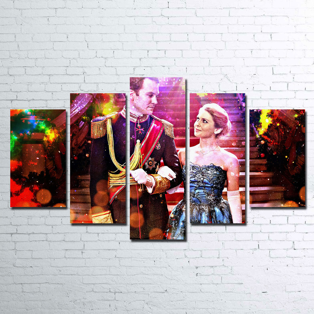 Exquisite Christmas Prince Wall Art for Festive Decor