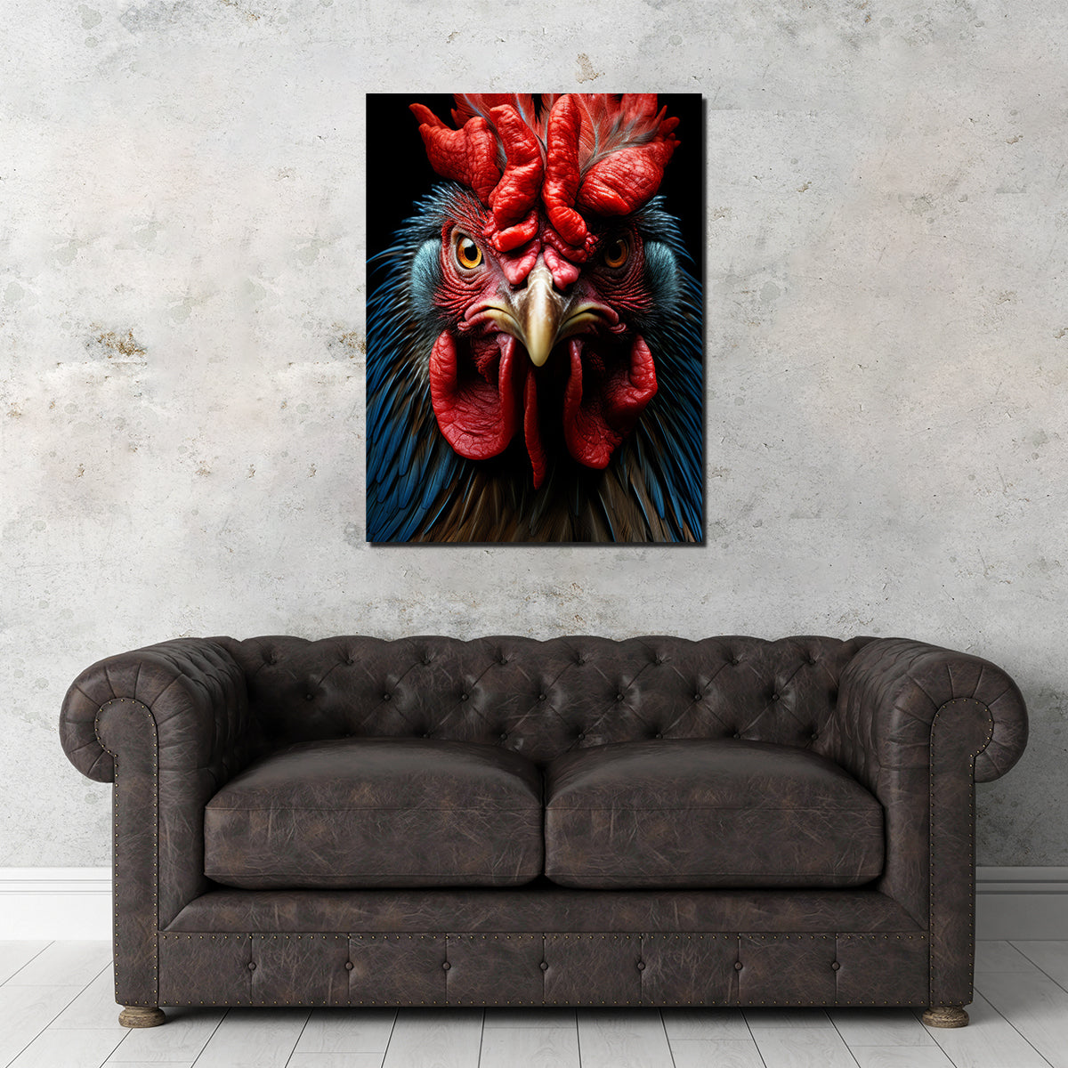 Stunning Rooster Black Wall Art for Home Decor