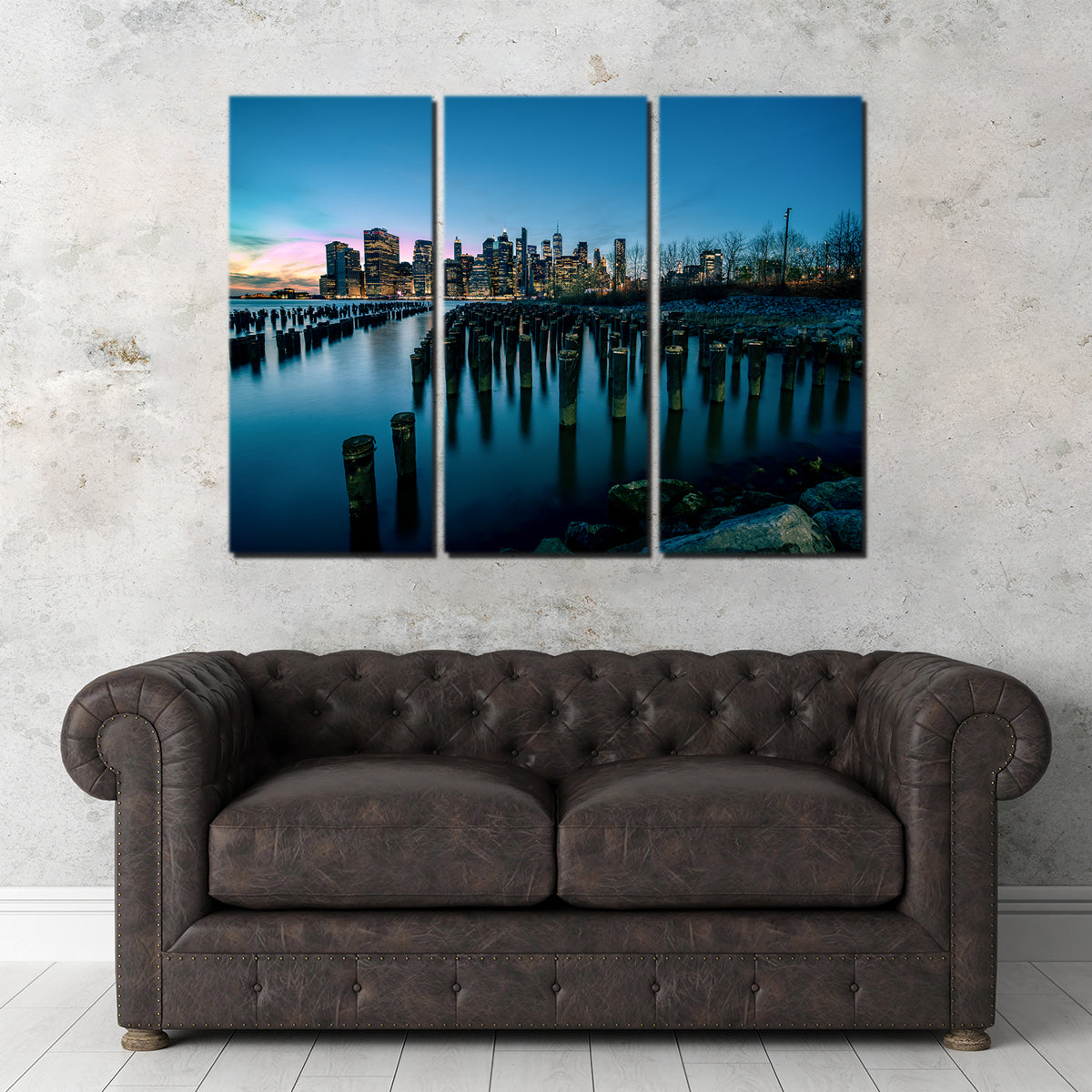 BK Pier Wall Art - Stunning Handmade Canvas Artwork