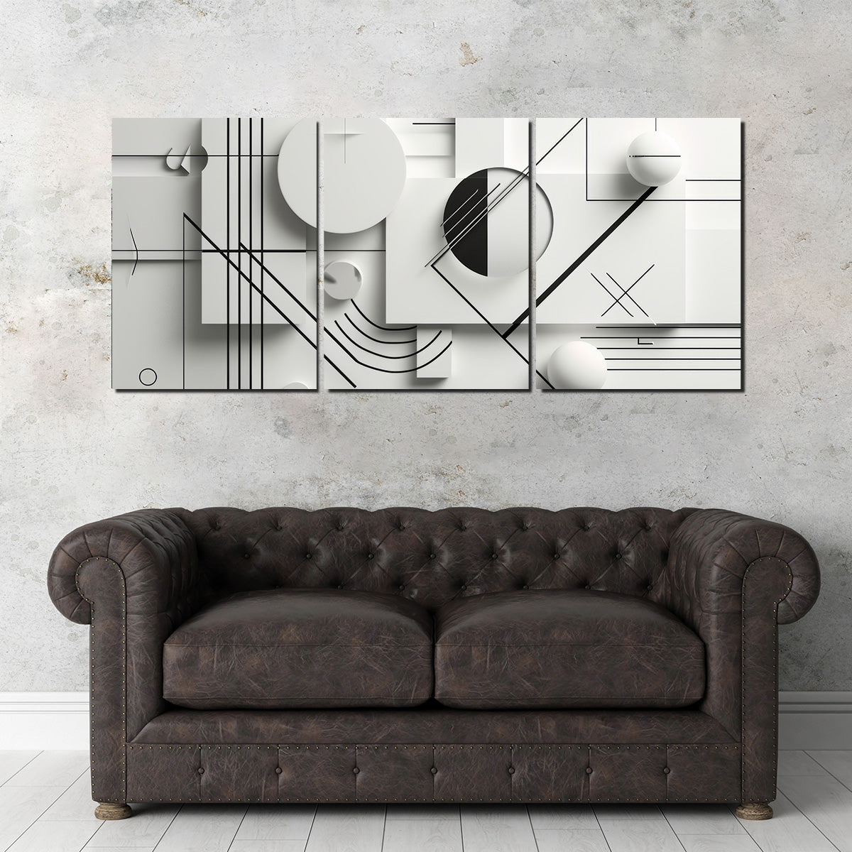 Stylish Geometric Lines Wall Art for Modern Interiors