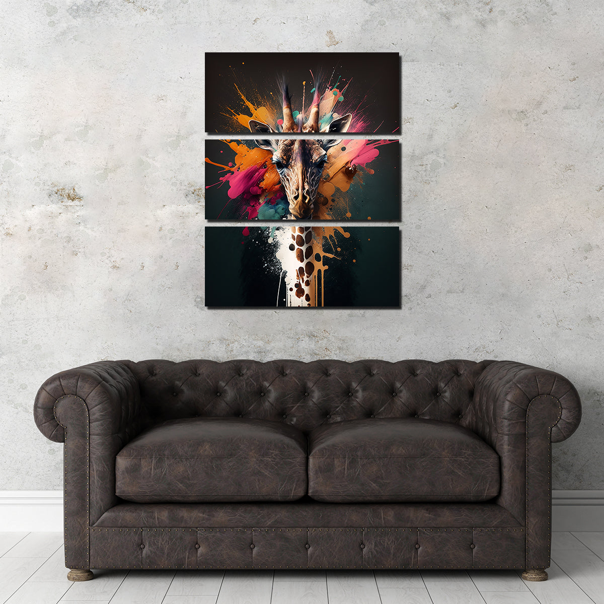 Stunning Giraffe Portrait Wall Art by Jennifer Hotai