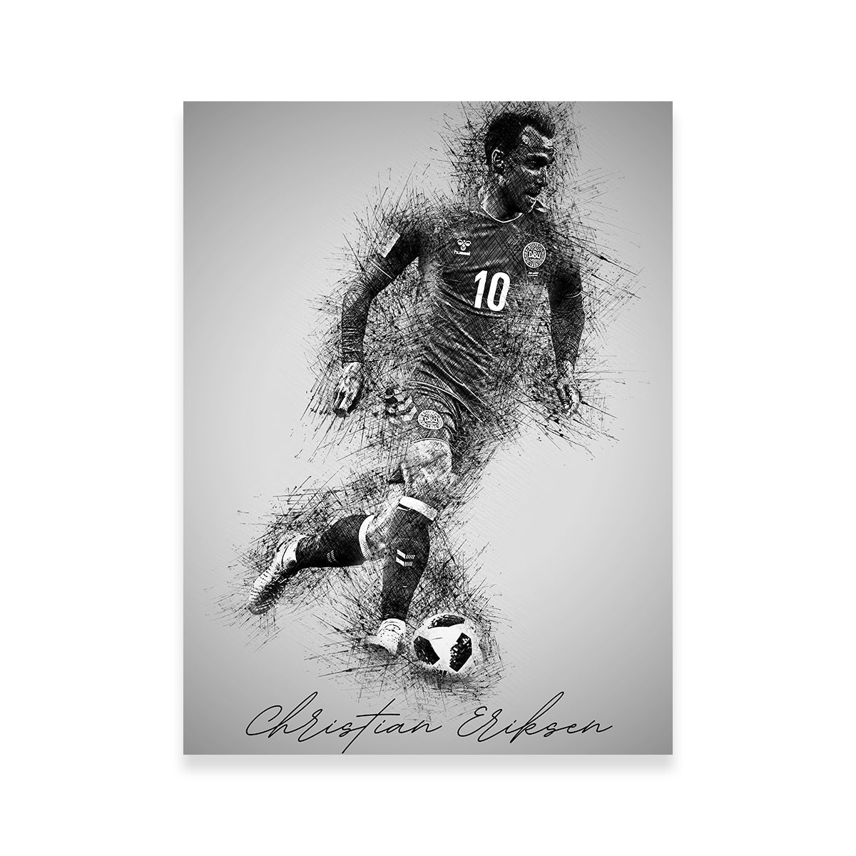 Premium Christian Eriksen Wall Art - Ideal Decor for Fans