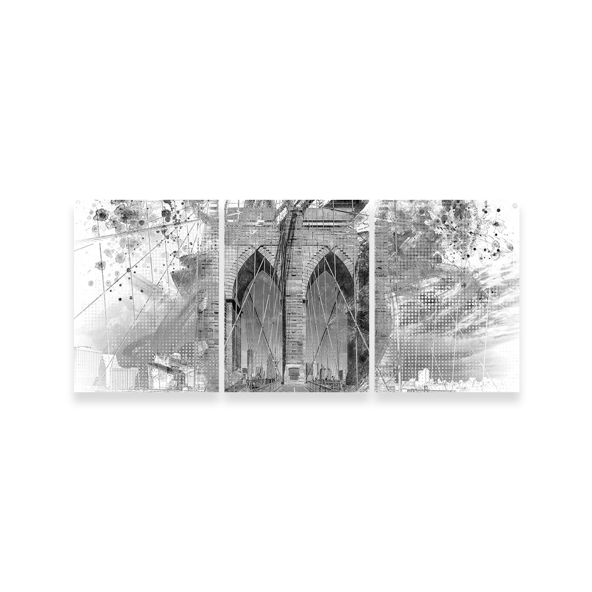 Stunning City Art Brooklyn Bridge Wall Art by Melanie Viola
