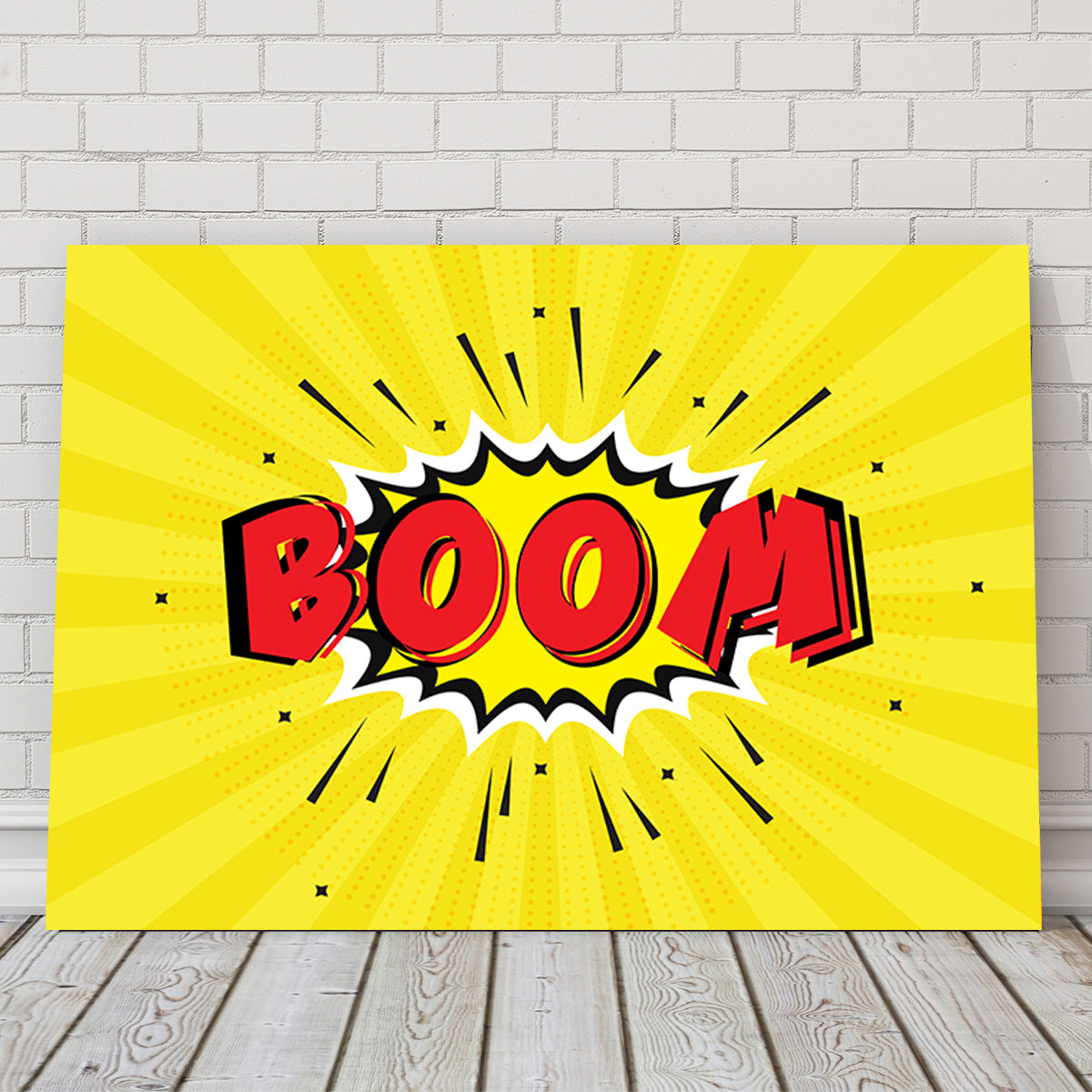 Boom1 Stunning Wall Art - Sustainable Kiln - Dried Pine Wood Frame