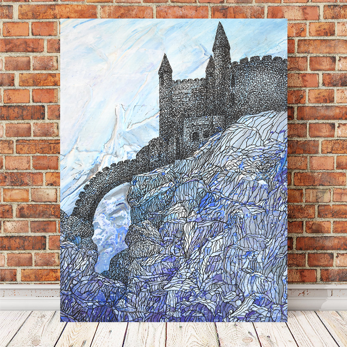 Save The Princess Vertical Wall Art - Exquisite Canvas Print