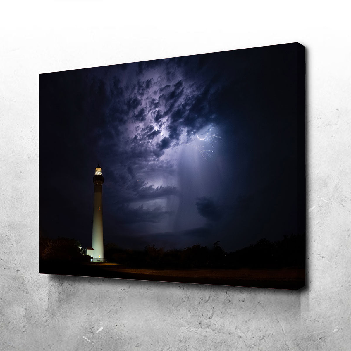 Stunning Light Storm Wall Art by Dennis Maida