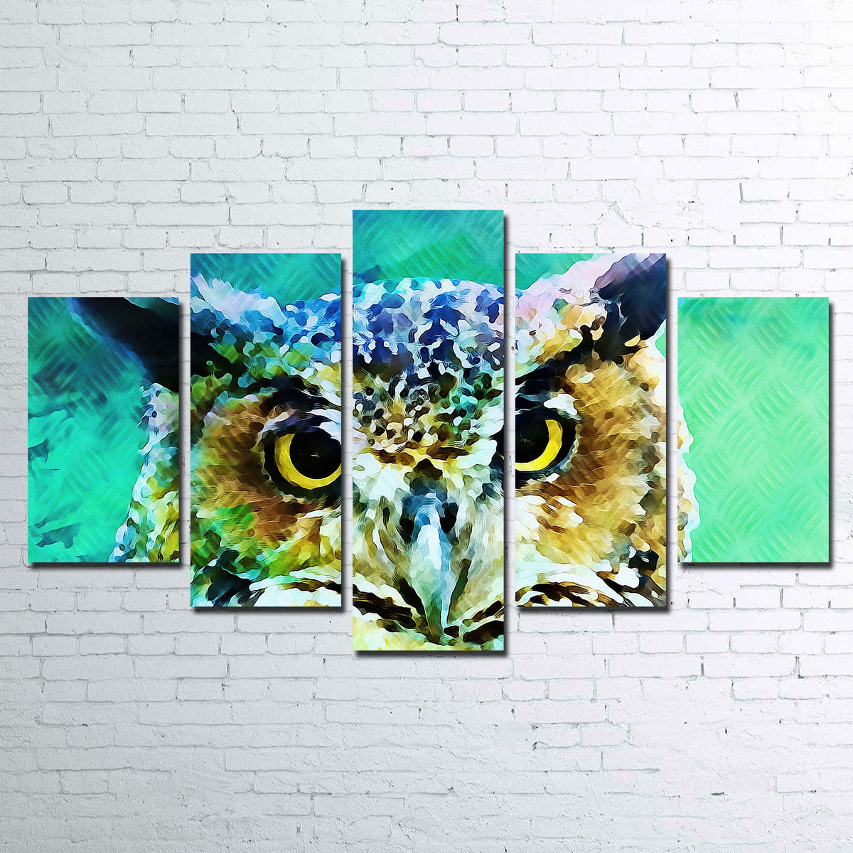 Stunning Great Horned Owl Wall Art by Denise Dundon