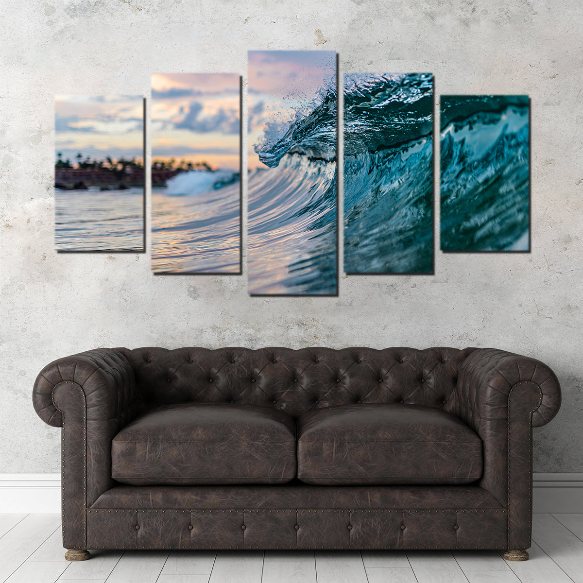 Stunning Pastel Wave Wall Art by Lucas Moore