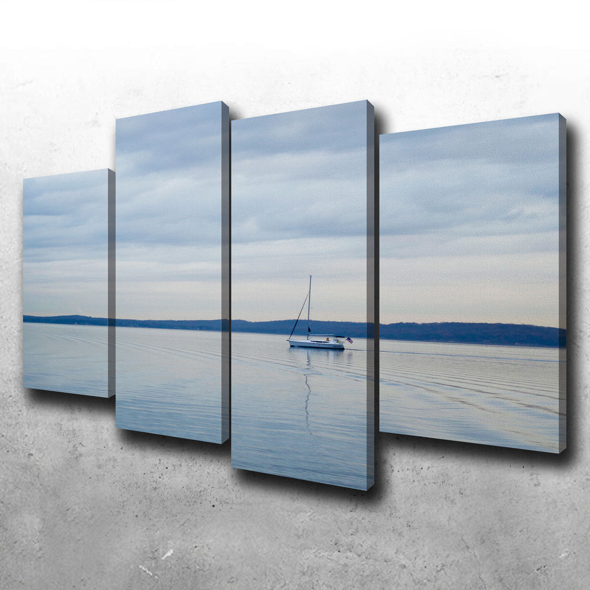 Stunning Blue Light Wall Art by Dennis Maida