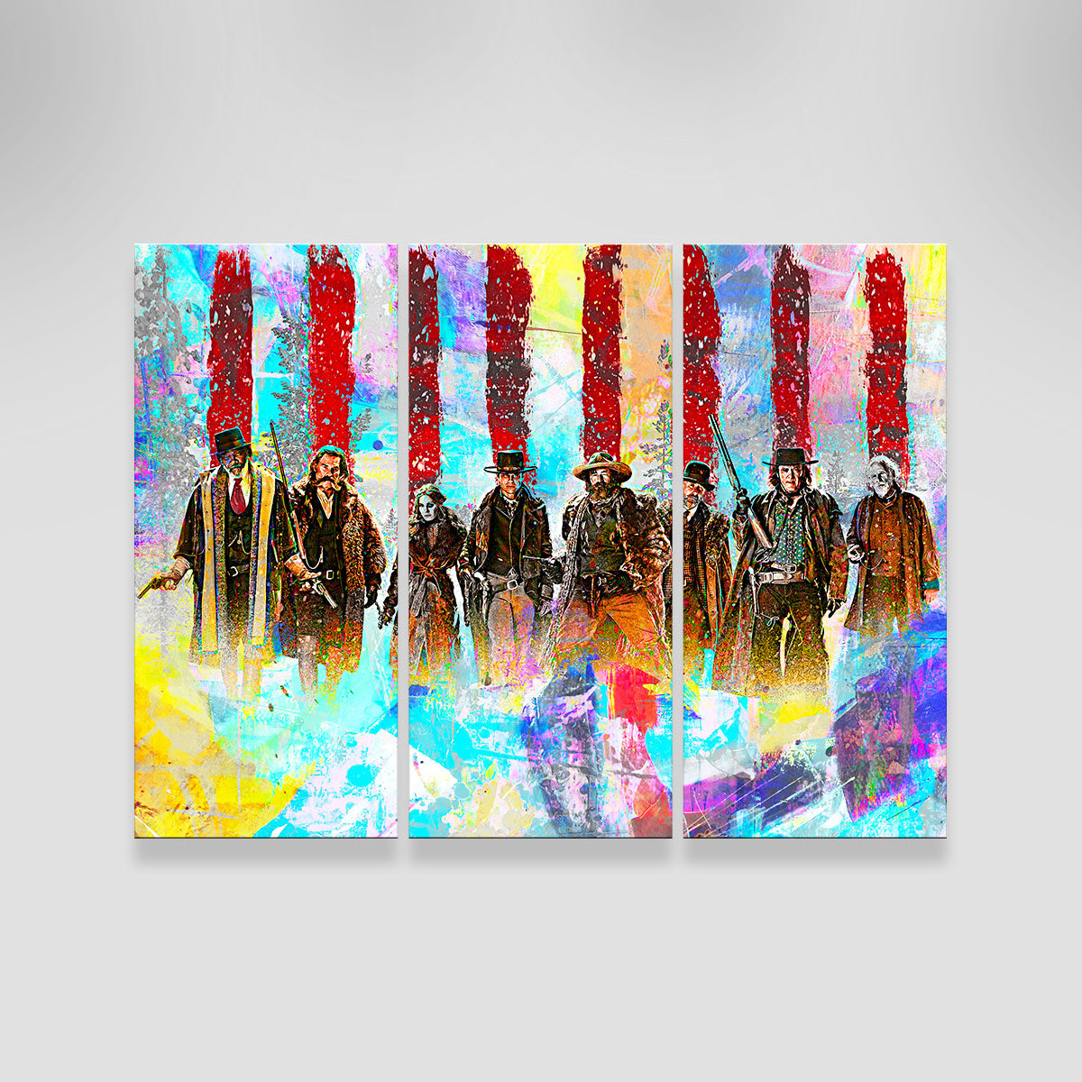 The Hateful Eight Movie-Inspired Wall Art for Cinematic Decor