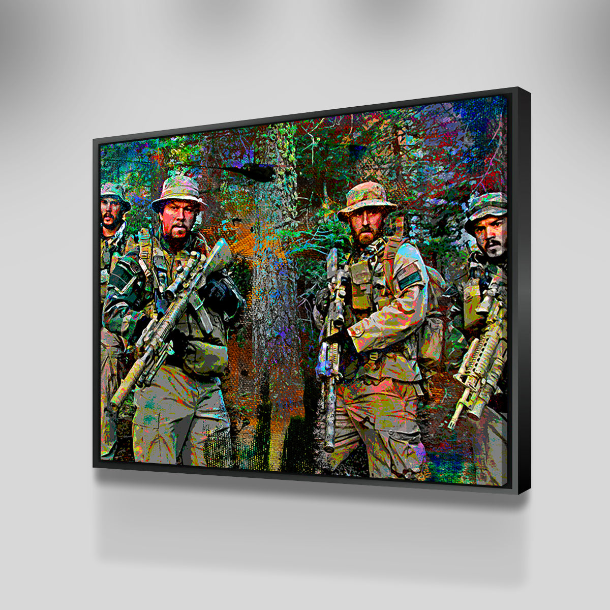 Lone Survivor Crew Wall Art - Premium Kiln - Dried Pine Framed Canvas