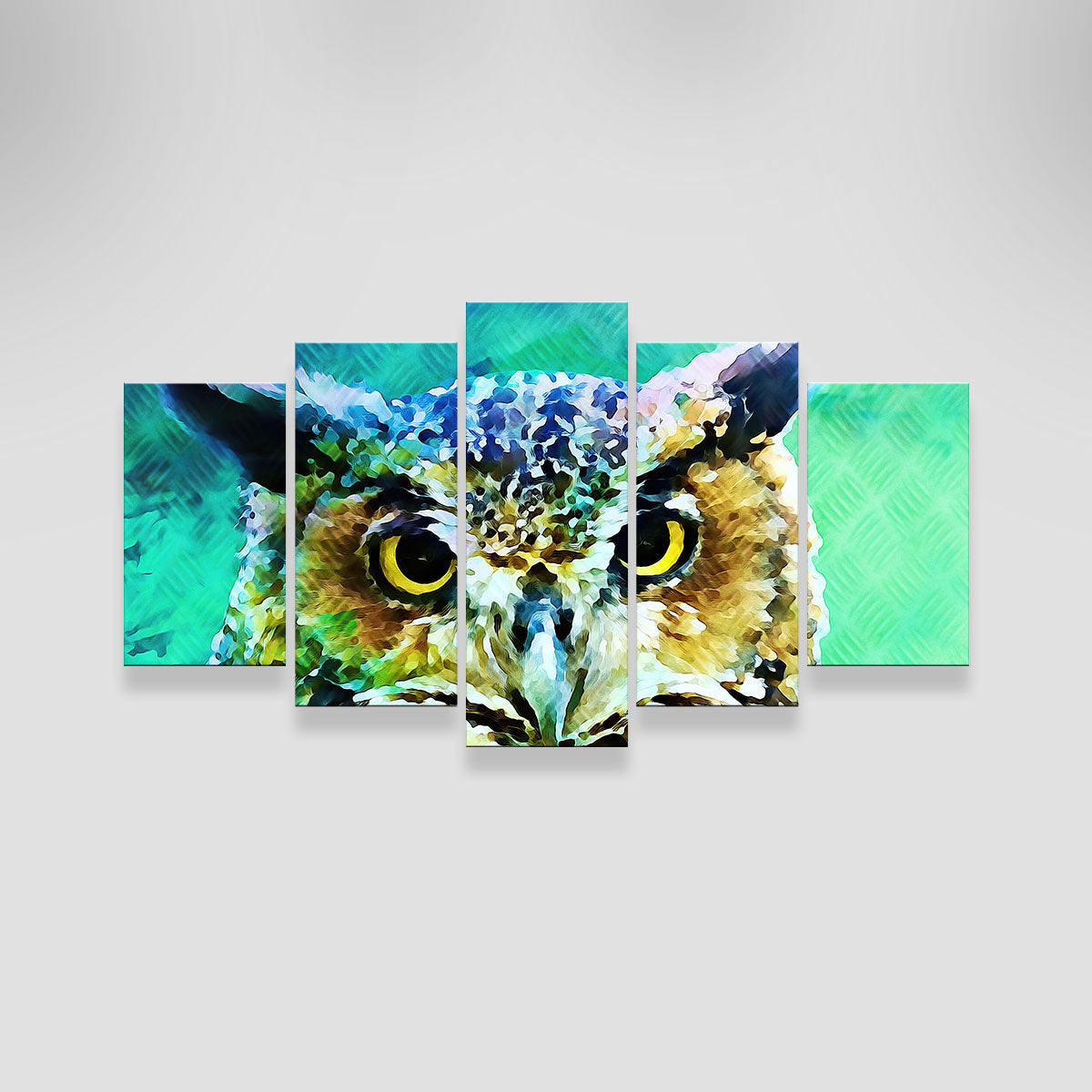 Stunning Great Horned Owl Wall Art by Denise Dundon