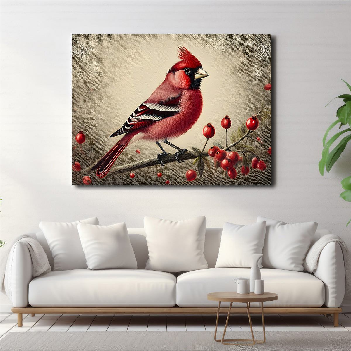 Exquisite Classic Northern Cardinal Wall Art for Home Decor