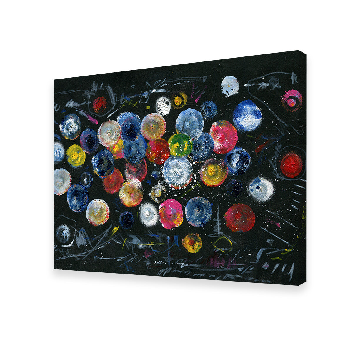 Stunning Circle Black Wall Art by Evgeny Vetrov